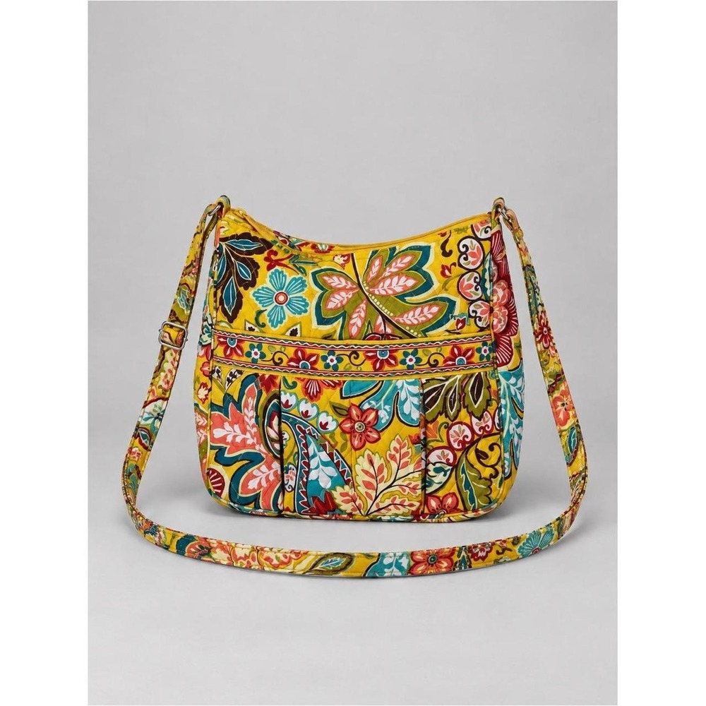 Vera Bradley Provençal On The Go Crossbody Bag Bohemian Cottage Quilted